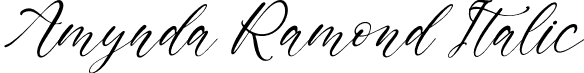 Amynda Ramond Italic font | Amynda-Ramond-Italic.otf