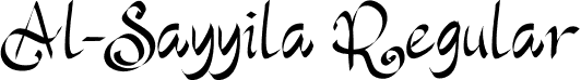 Al-Sayyila Regular font | Al-Sayyila.otf