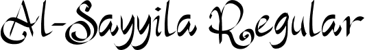 Al-Sayyila Regular font | Al-Sayyila.ttf