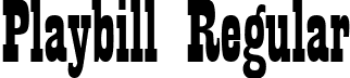 Playbill Regular font | films.KENNY.ttf