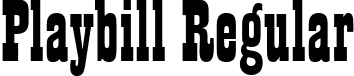 Playbill Regular font | playbiln.ttf