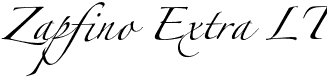 Zapfino Extra LT font | ZapfinoExtraLT-One.otf