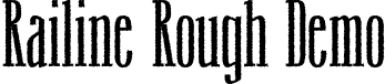 Railine Rough Demo font | RailineRough-Regular.otf