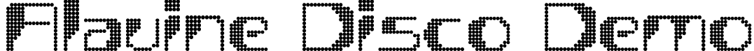 Alavine Disco Demo font | AlavineDisco-Regular.otf