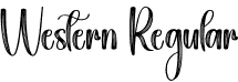 Western Regular font | Western.otf