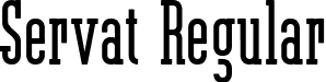 Servat Regular font | Servat.otf