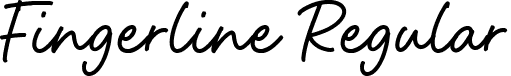 Fingerline Regular font | Fingerline.otf