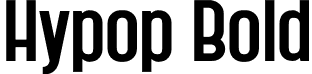 Hypop Bold font | Hypop-Bold.otf