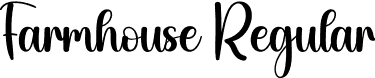 Farmhouse Regular font | Farmhouse.otf