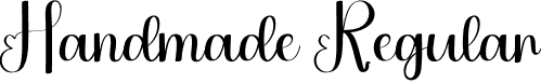 Handmade Regular font | Handmade.otf