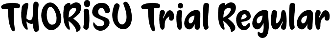 THORISU Trial Regular font | THORISU-Trial.otf