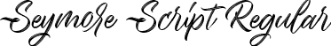 Seymore Script Regular font | SeymoreScript.ttf