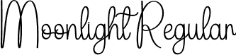 Moonlight Regular font | Moonlight.otf