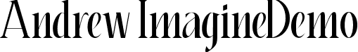 Andrew Imagine Demo font | AndrewImagineDemoRegular.ttf