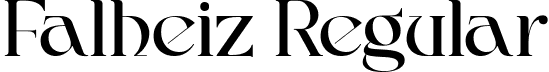 Falheiz Regular font | Falheiz.ttf