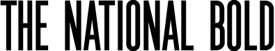 The National Bold font | TheNational-Bold.otf