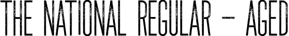 The National Regular - Aged font | TheNational-Regular-Aged.otf