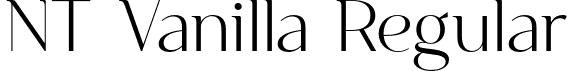 NT Vanilla Regular font | NT Vanilla (PERSONAL USE).otf