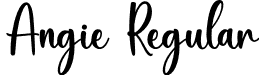 Angie Regular font | Angie.otf