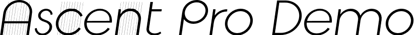 Ascent Pro Demo font | Fontop - Ascent Pro Demo Light Italic.otf