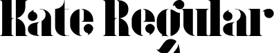 Kate Regular font | Kate-Display.otf