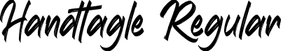 Handtagle Regular font | Handtagle.ttf