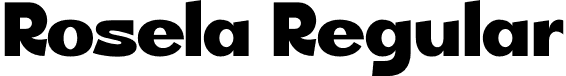 Rosela Regular font | Rosela.otf