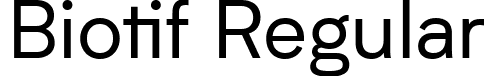 Biotif Regular font | Biotif-Regular.ttf