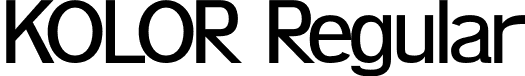 KOLOR Regular font | Kolor.otf