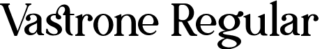 Vastrone Regular font | Vastrone TTF.ttf