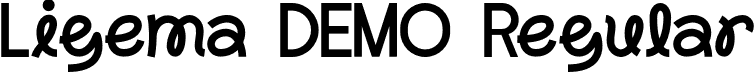 Ligema DEMO Regular font | Ligema-DEMO.otf