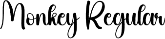 Monkey Regular font | Monkey.otf