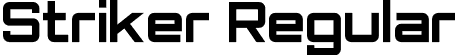 Striker Regular font | Striker-1GXl0.otf