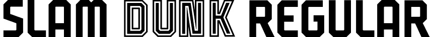 Slam Dunk Regular font | SlamDunk.otf