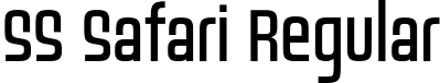 SS Safari Regular font | SS Safari.otf