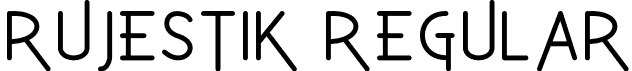 Rujestik Regular font | Rujestik.otf