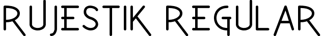 Rujestik Regular font | Rujestik.ttf