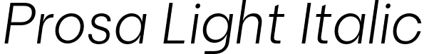 Prosa Light Italic font | prosa-lightitalic-1.otf