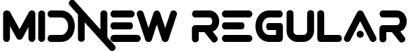 Midnew Regular font | midnew-0wrnp.ttf