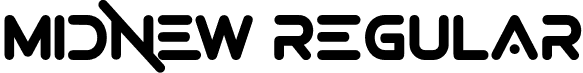 Midnew Regular font | midnew-4br8l.otf