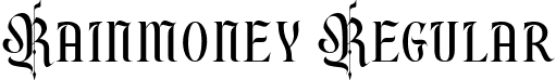 Rainmoney Regular font | Rainmoney-Regular.ttf