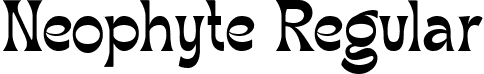 Neophyte Regular font | Neophyte.ttf