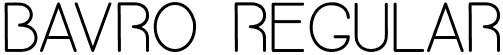 Bavro Regular font | Bavro-Regular.otf