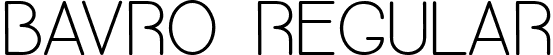 Bavro Regular font | bavro-regular-webfont.ttf