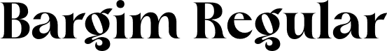 Bargim Regular font | Bargim-Regular.otf