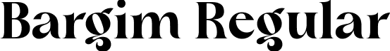 Bargim Regular font | Bargim-Regular.ttf