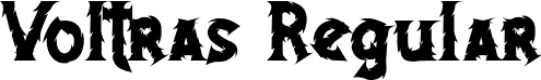 Voltras Regular font | Voltras.otf