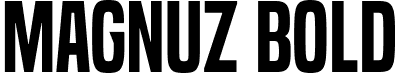 Magnuz Bold font | Magnuz.ttf