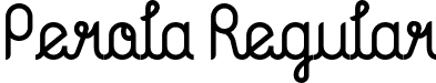 Perola Regular font | Perola.otf