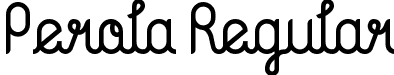 Perola Regular font | Perola.ttf